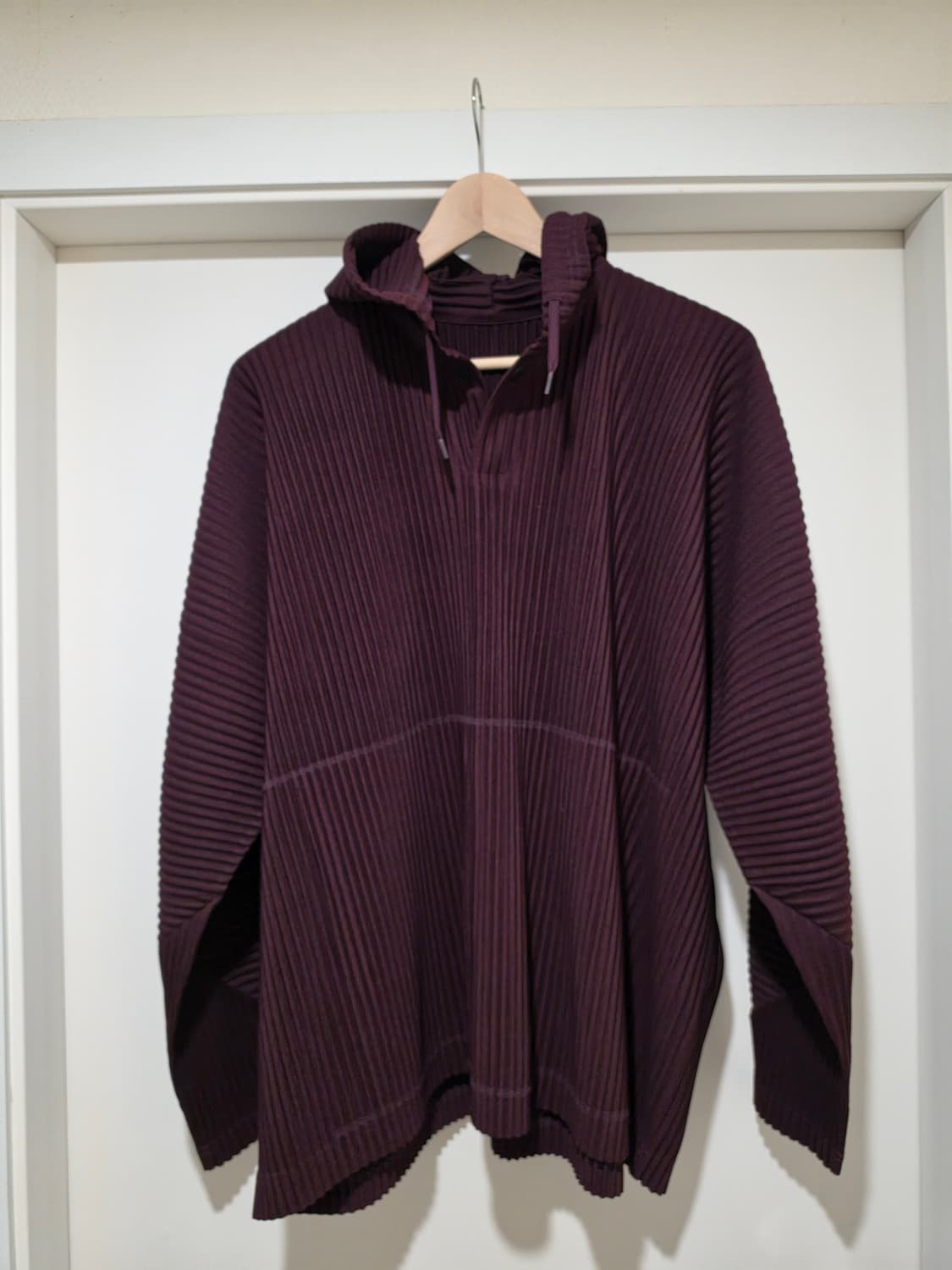 옴므플리세 버건디 후드 아노락 / 4 상품이미지2