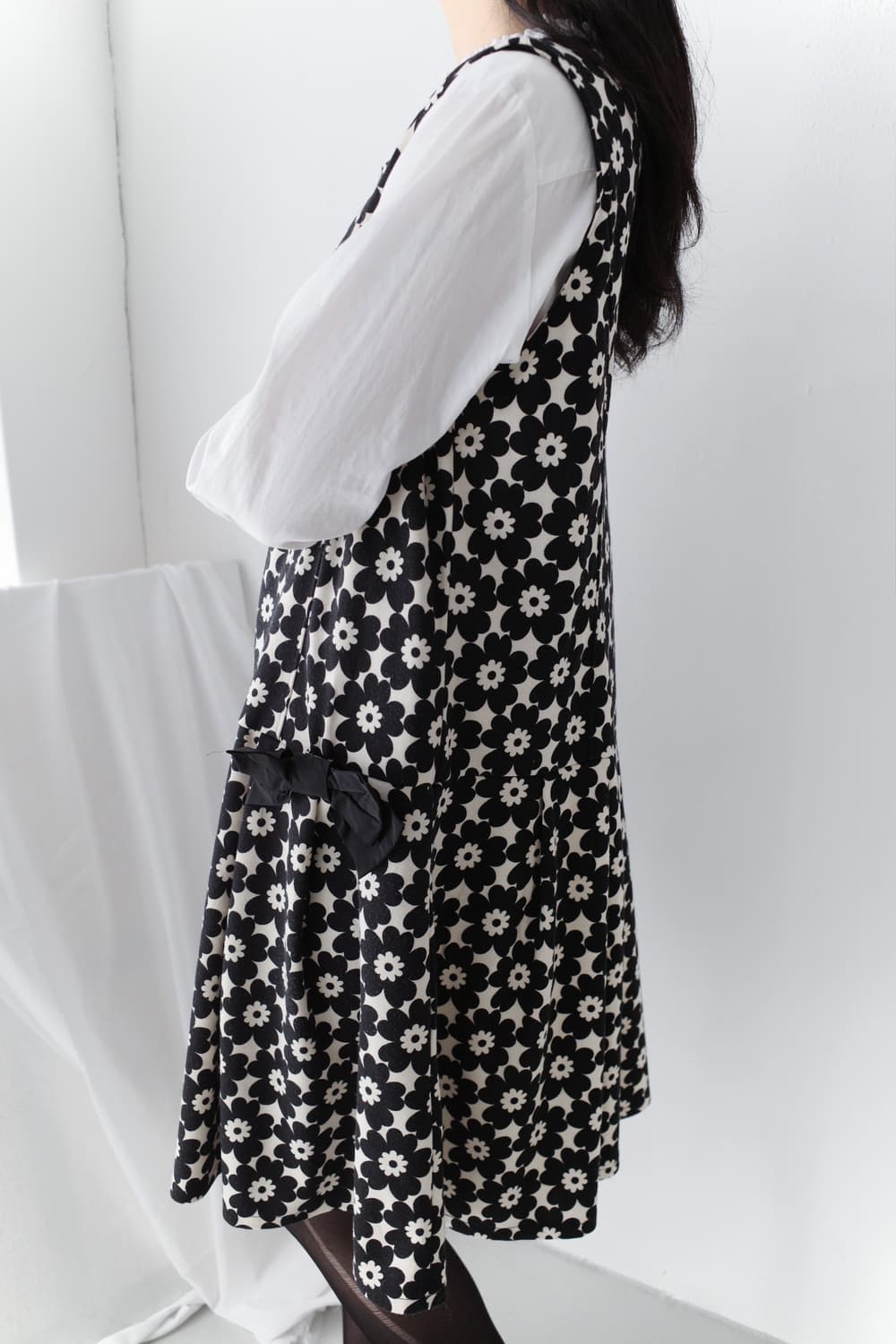 flower ribbon one-piece 상품이미지7