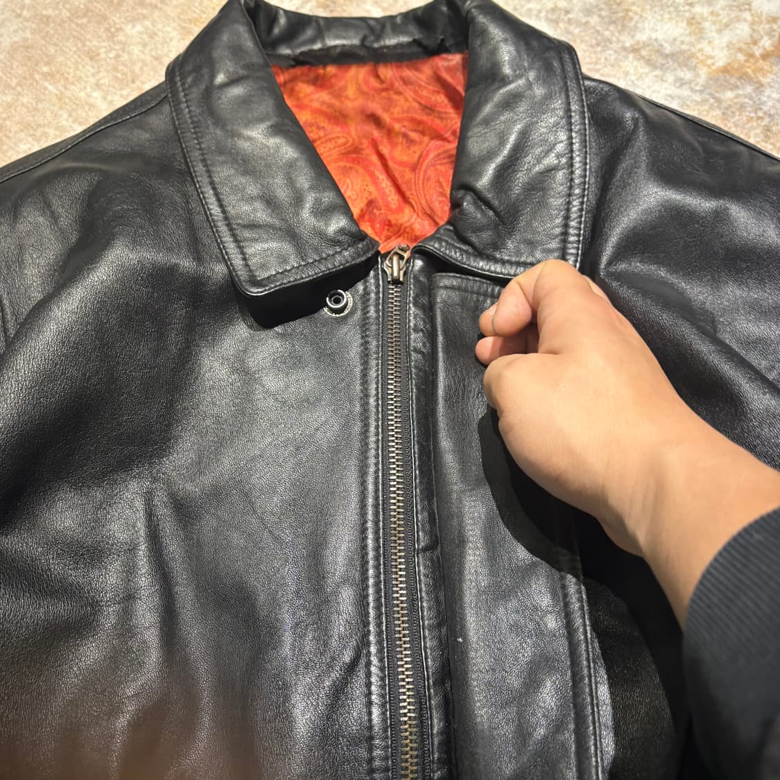 빈티지A-1 양가죽 리얼레더자켓 상품이미지4