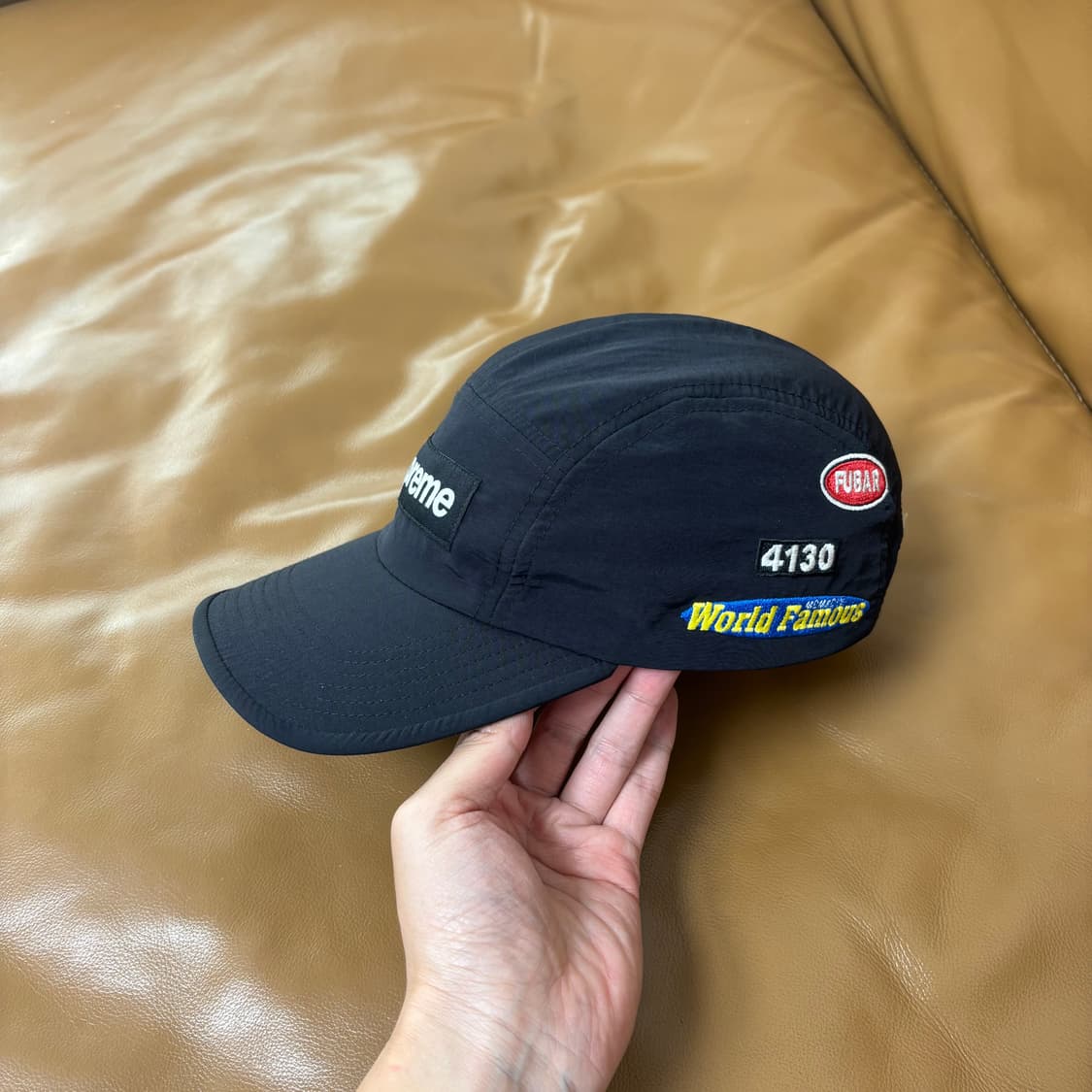 Supreme 슈프림 트레일 블랙 캠프캡 모자 (Trail Black) 상품이미지4