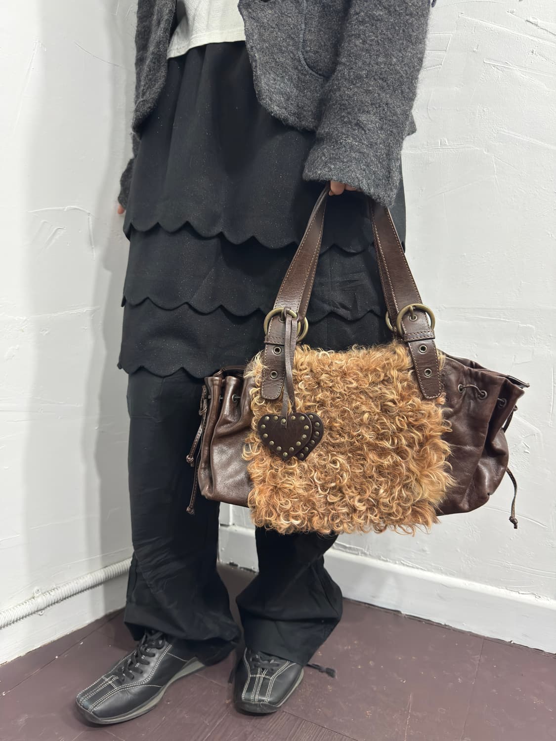 roberta gandolfi genuine fur&leather bag 상품이미지6