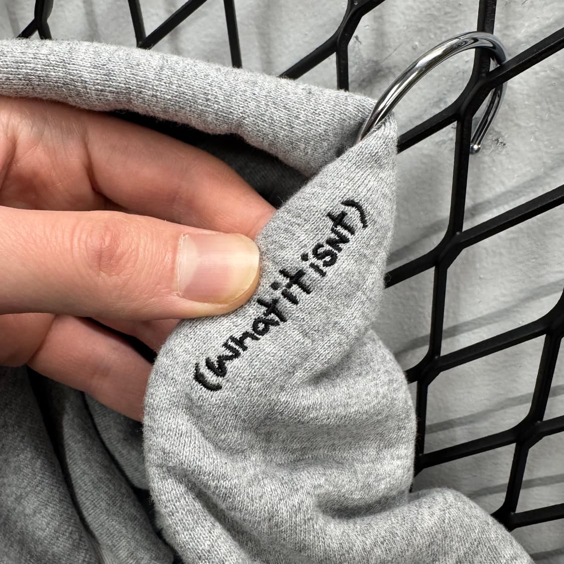 마크 곤잘레스 와릿이즌 후드티 전면 로고 포인트 그레이 상품이미지7