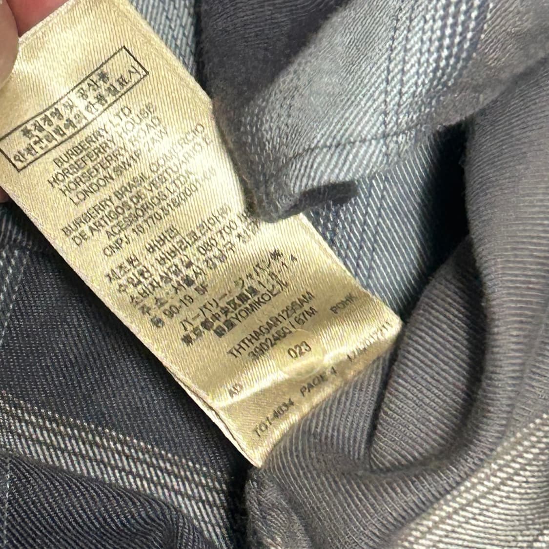 M 버버리 노바체크 셔츠 상품이미지5