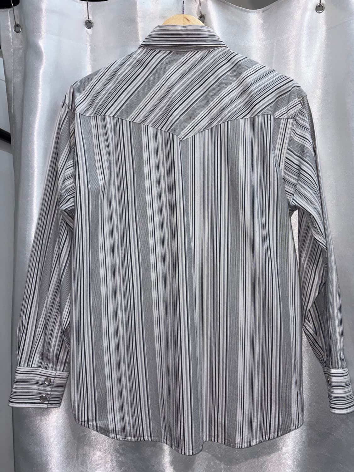 미치코런던코시노 스트라이프 셔츠 상품이미지3