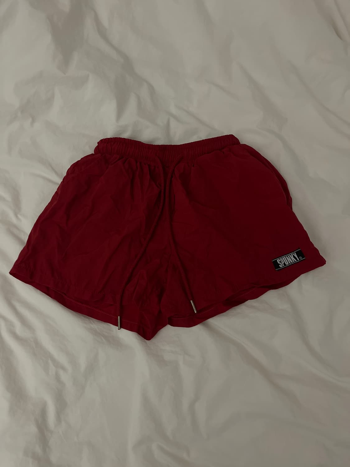 레드 나일론 반바지 상품이미지1