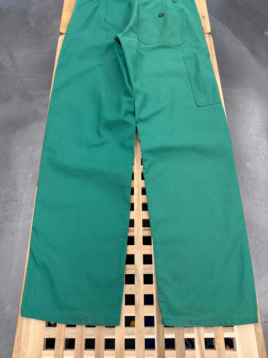 2000s DMD WORKWEAR GREEN FRENCH 프렌치워크팬츠 상품이미지10