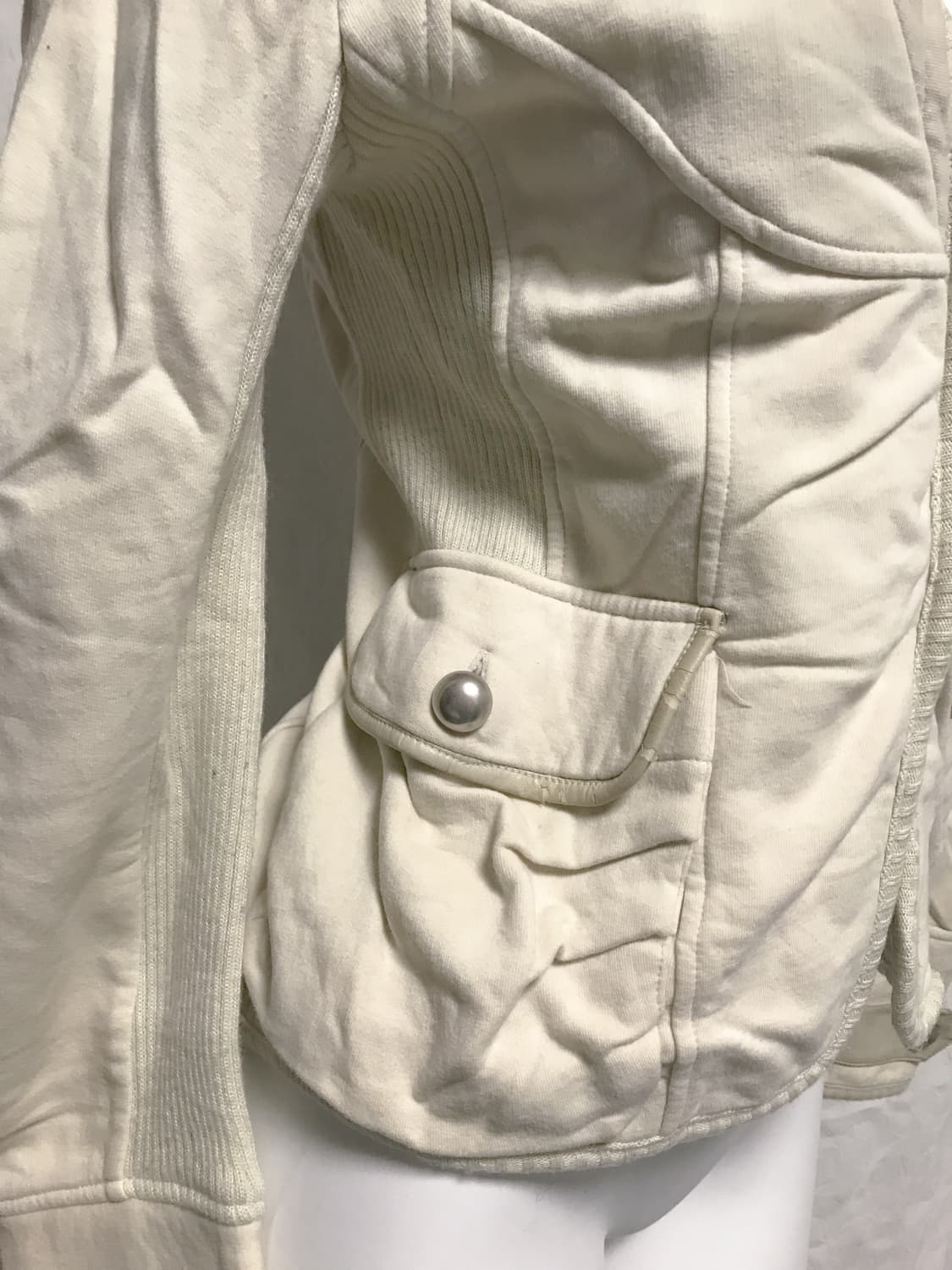 빈티지 00s y2k 빅 카라슬릿 디테일 투웨이 자켓 상품이미지5