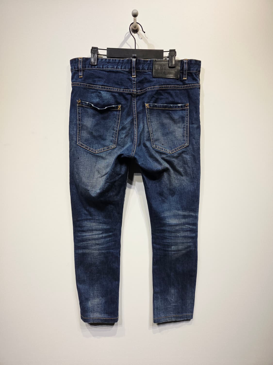 디스퀘어드2(DSQUARED2) 레터링 지퍼 슬림 진 상품이미지5