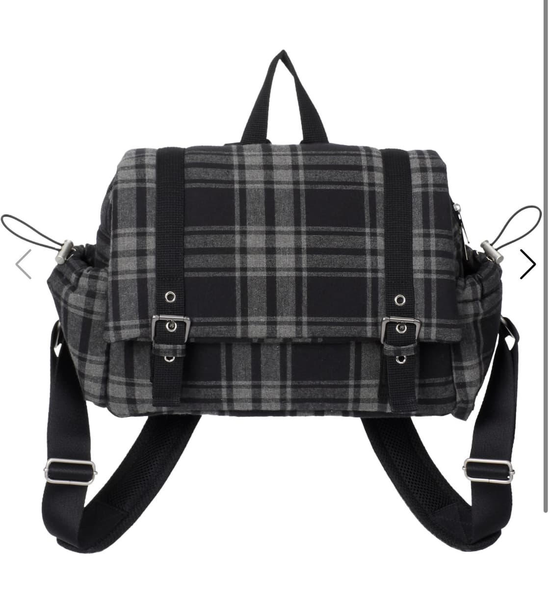 파히섬 네모체크 백 상품이미지1