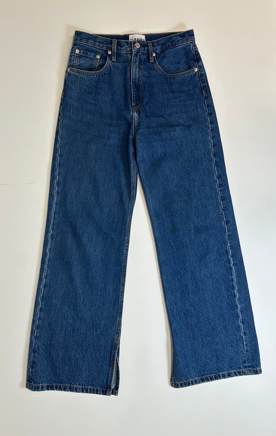 가니 x 리바이스  인디고 하이웨스트 데님 26-27 상품이미지2