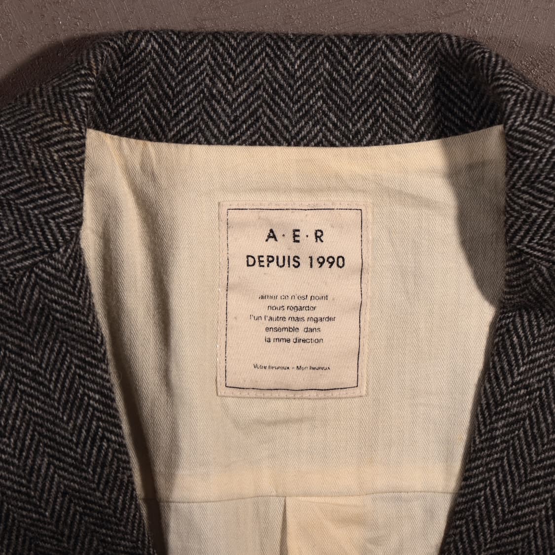 JAPAN VINTAGE WOOL BLAZER 상품이미지3