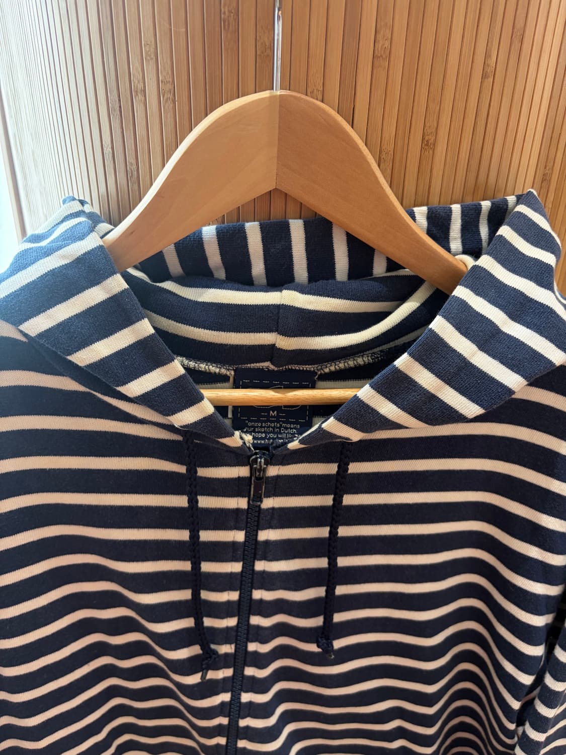 Onze Schets Stripe Hood Zip-Up 상품이미지3