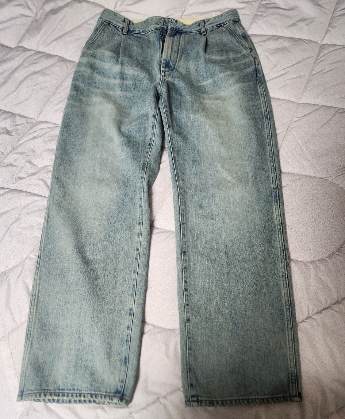 (2) 러프사이드 25SS 드레이프 블리치 데님 상품이미지2