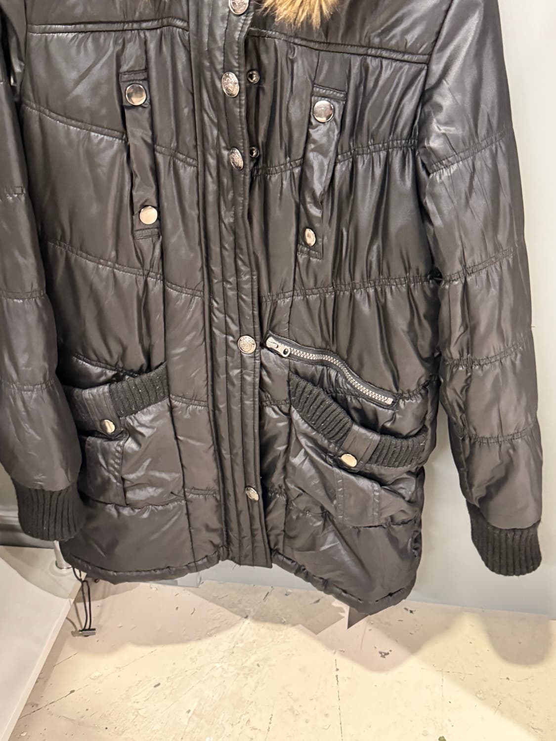 fur detail multi pocket jumper 상품이미지6