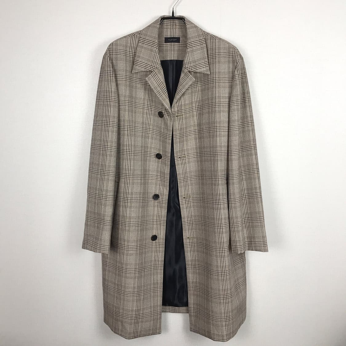 질스튜어트뉴욕 글렌 체크 맥코트 남성L 상품이미지2
