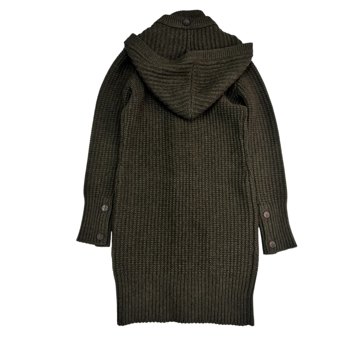 브룩스 브라더스 블랙 플리스 롱 가디건 상품이미지5