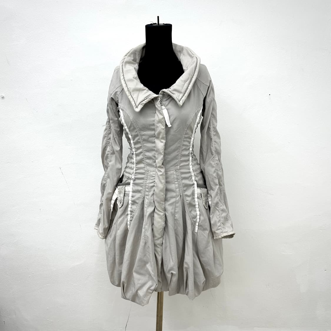 Marithe Francois Girbaud shirring coat 상품이미지1