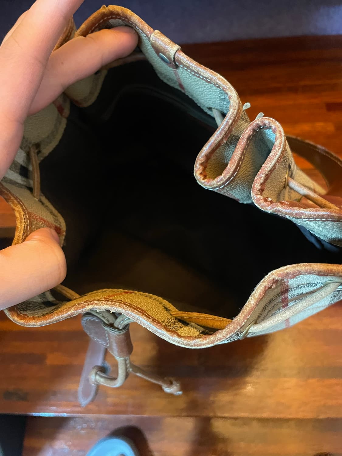 버버리 버킷백 00‘s 1인 소유 상품이미지5