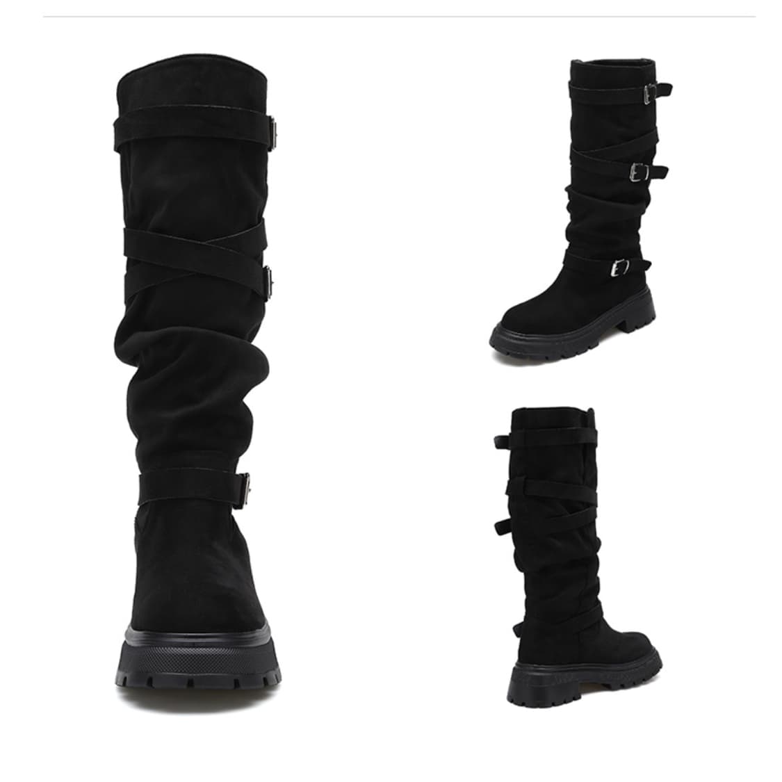 블랙 롱부츠 225 상품이미지4