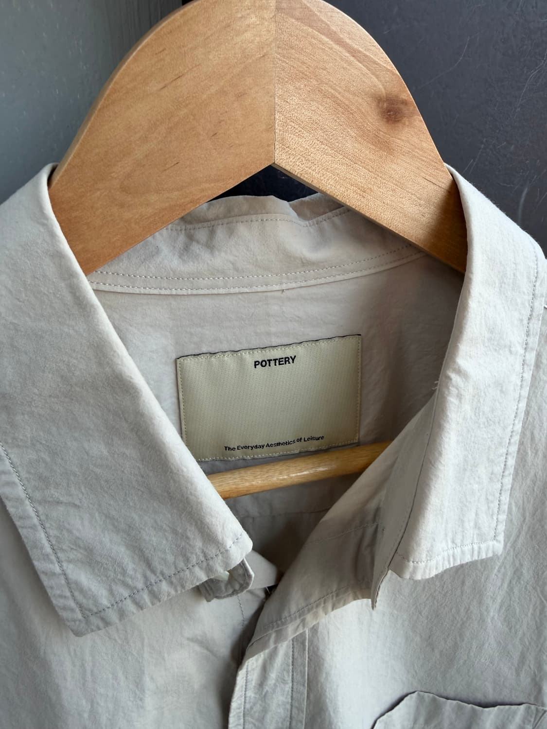 1/ 포터리 코튼 타입라이터 컴포트 셔츠 상품이미지7