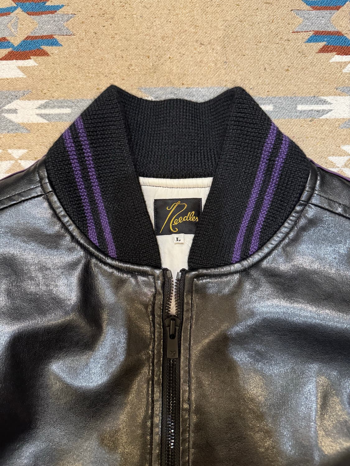 [L] 니들스 어워드 FAUX-LEATHER 자켓  상품이미지4