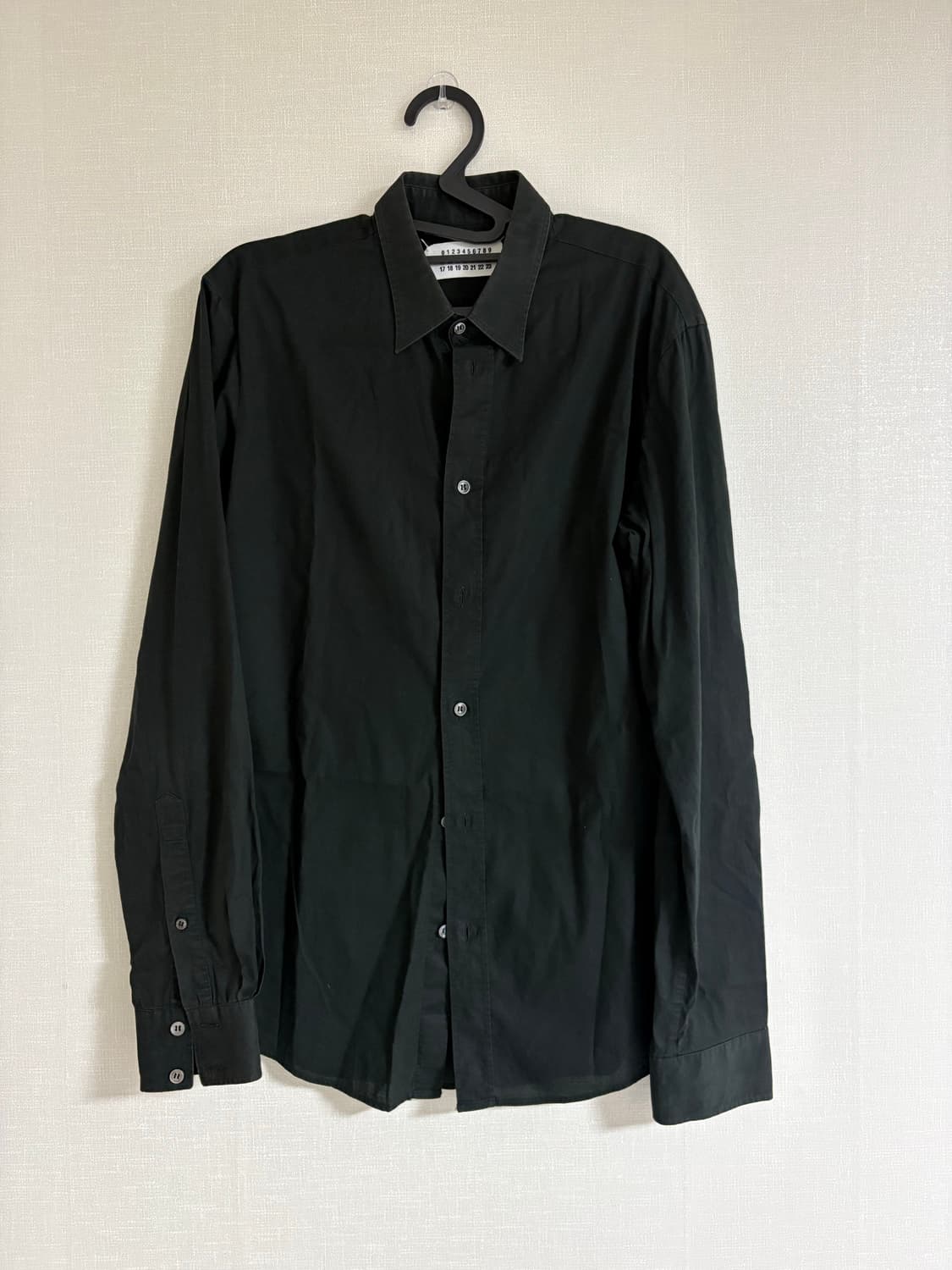 [M] Martin Margiela regular shirts black 상품이미지1