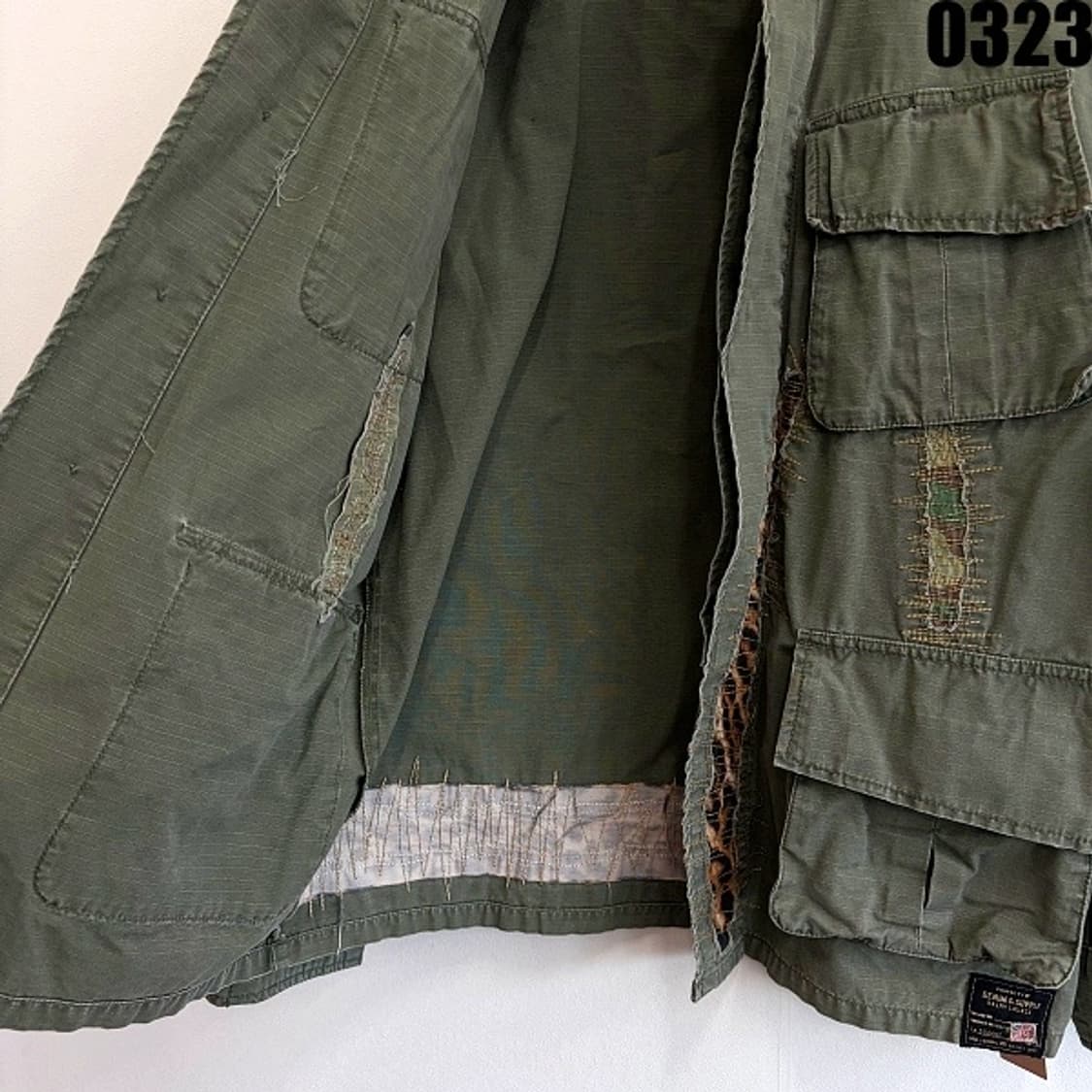 폴로 랄프로렌 데님앤서플라이 라인의 밀리터리 필드 자켓 M 0323  상품이미지5