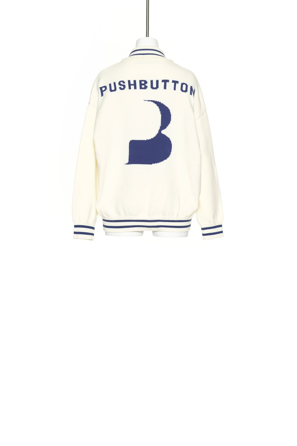 NAVY LOGO ZIP UP CARDIGAN 집업 가디건 상품이미지5