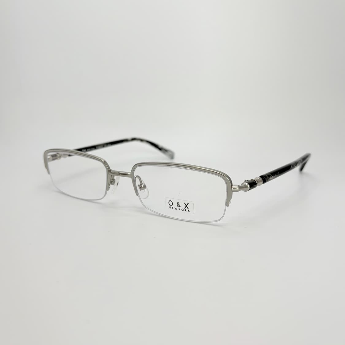 O&X 오앤엑스 실버 스퀘어 반무테  상품이미지1