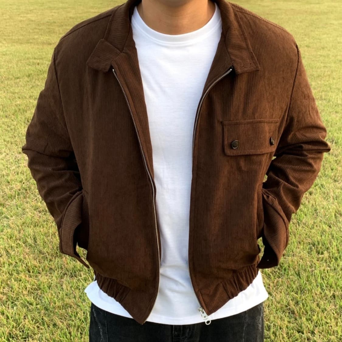 [새상품] 헤링턴 코듀로이 자켓 (브라운) 상품이미지2