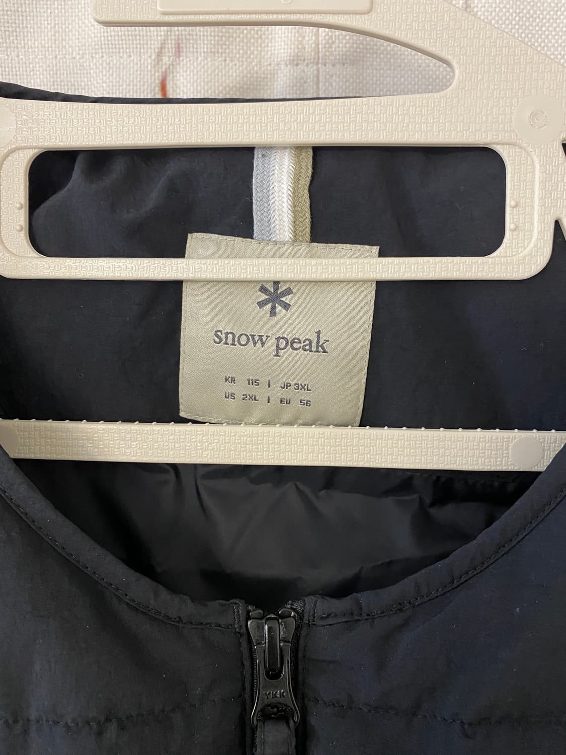 115)스노우피크 남성 경량 다운 자켓 블랙 상품이미지4