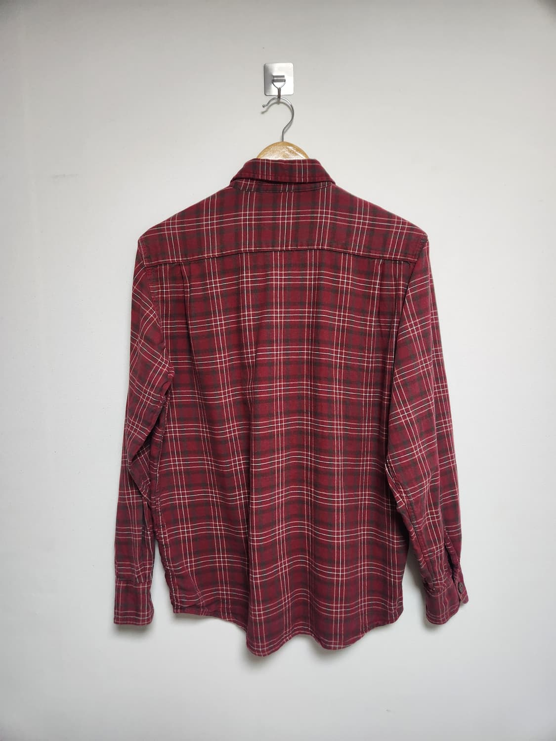 랭글러Wrangler 체크 셔츠 M - S81 상품이미지2