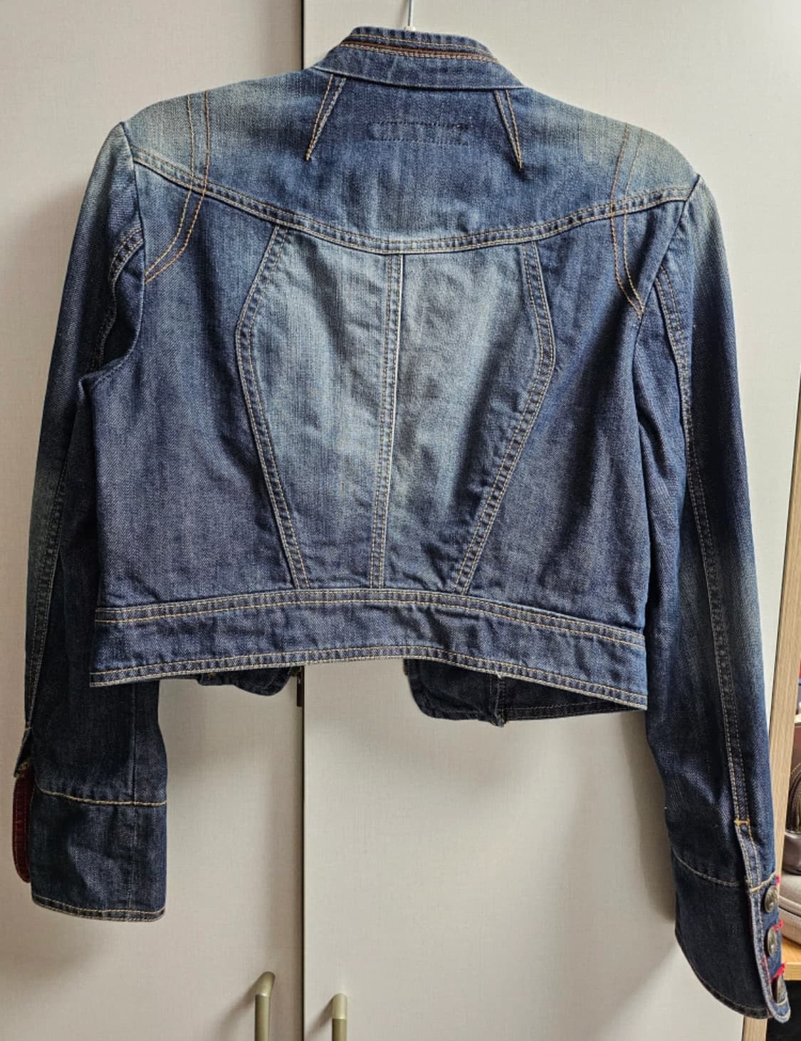 NEWYORK 데님 나폴레옹 밀리터리 자켓   상품이미지3