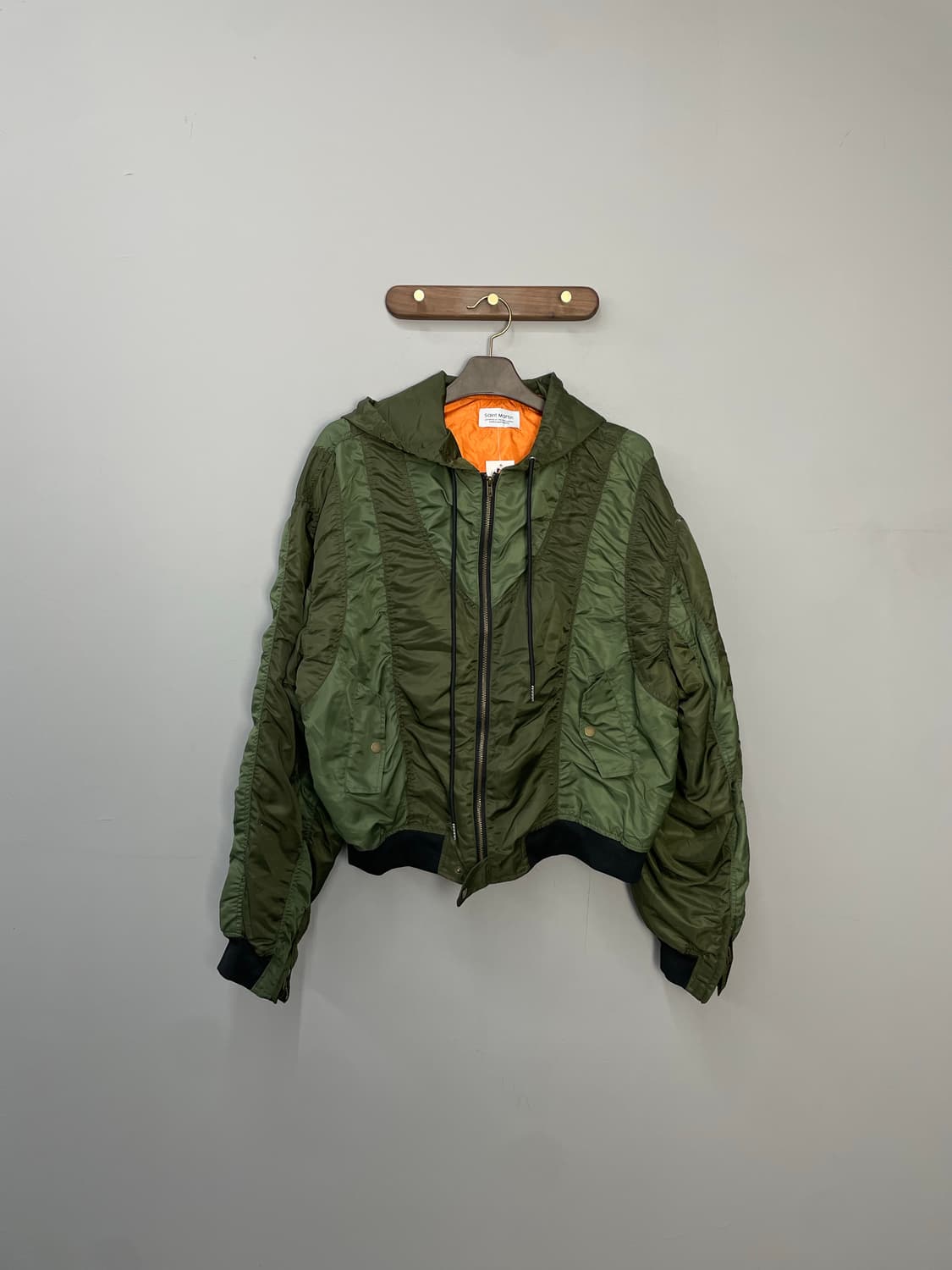 빈티지 세인트마틴 후디드 셔링 MA-1 자켓 H1650 상품이미지2