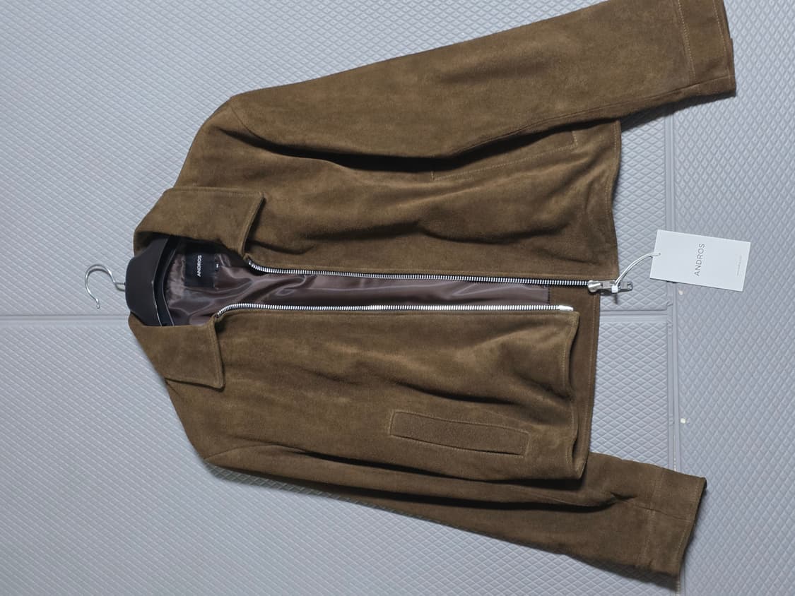앤드로스 cow suede jacket (olive) 상품이미지4