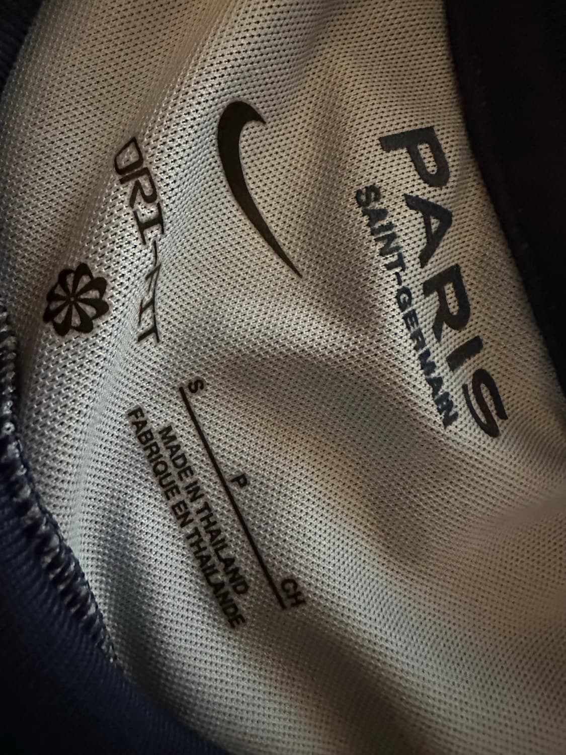 나이키 파리생제르망 네이비 유니폼 나이키반팔 나이키 축구 나이키메시 메시 상품이미지4