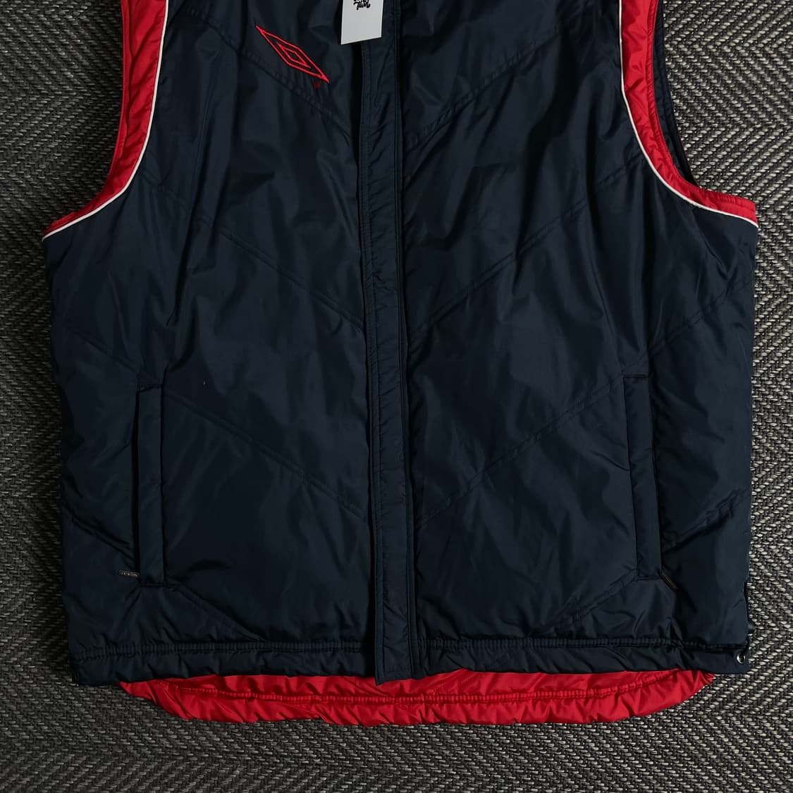 00s 엄브로 올드스쿨 양면 패딩 베스트o 3220 상품이미지2