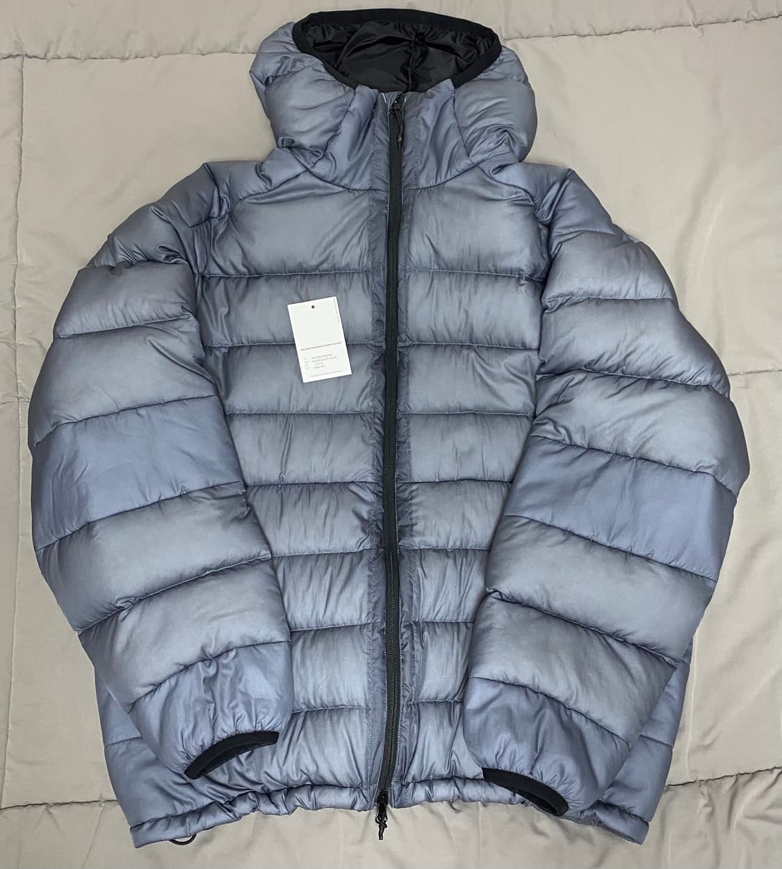 [AW25] 헬리움 후디드 다운 패딩 블루 2사이즈 m (교환가능) 상품이미지3