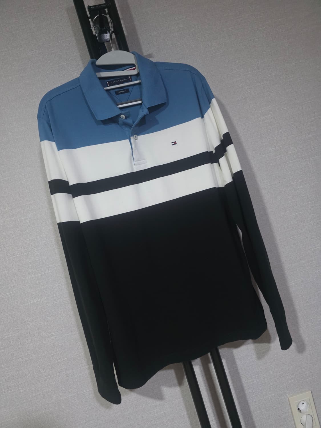 타미힐피거 스트라이프 레귤러 폴로티셔츠 M (~100) 상품이미지4