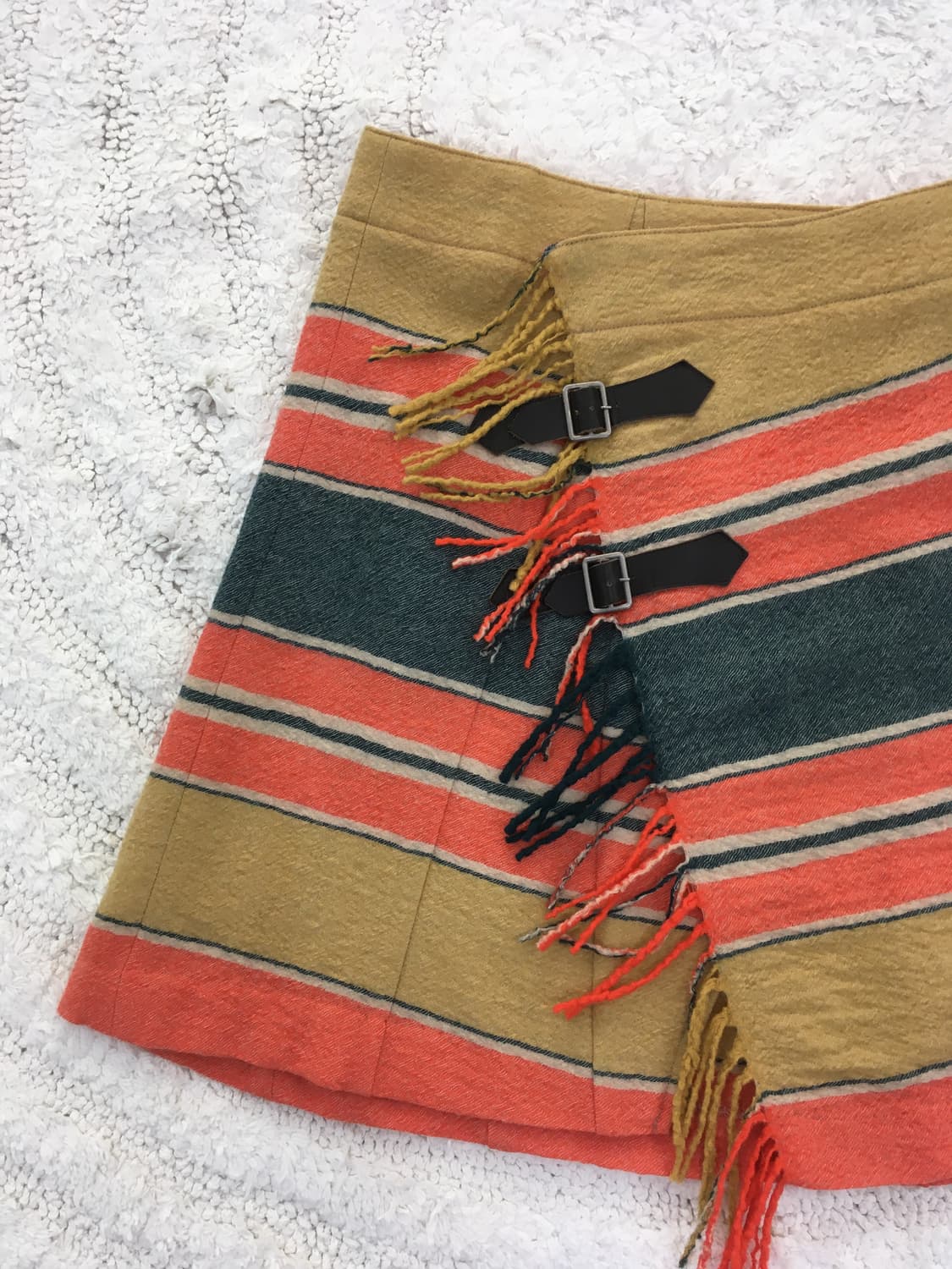 스나오 쿠와하라 프린지 랩스커트 상품이미지5