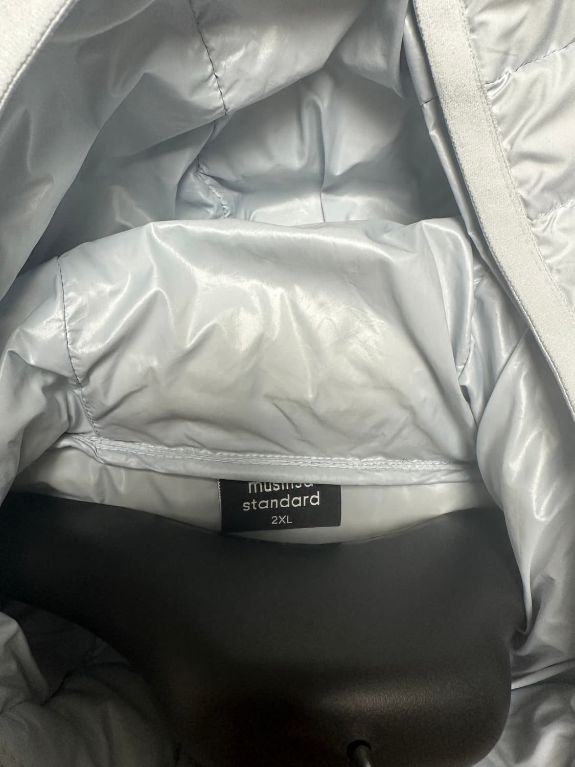 무신사 경량패딩 클라우디블루2XL 상품이미지2