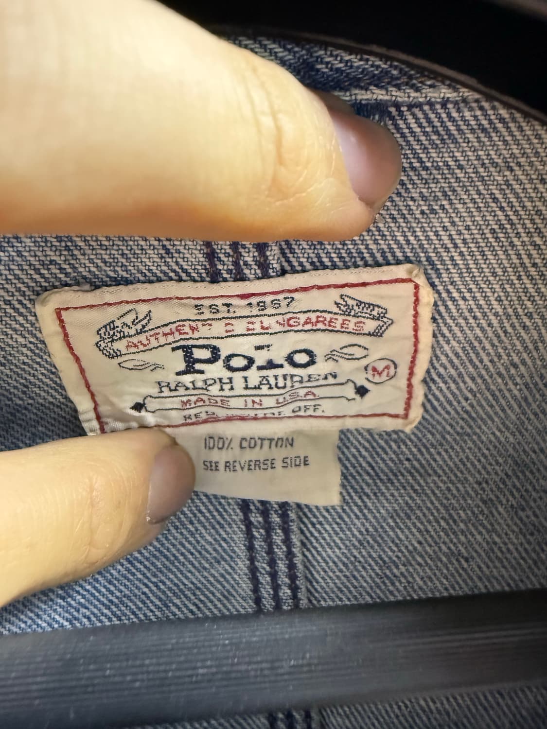 폴로 빈티지 데님 상품이미지2