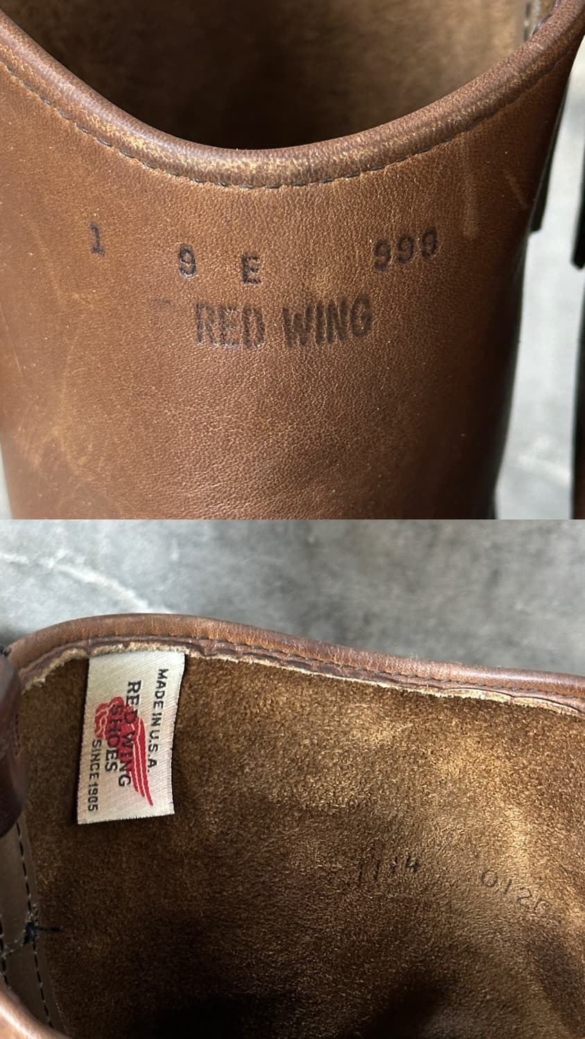 00's USA Made 레드윙 1114 페코스 웨스턴 부츠 상품이미지9