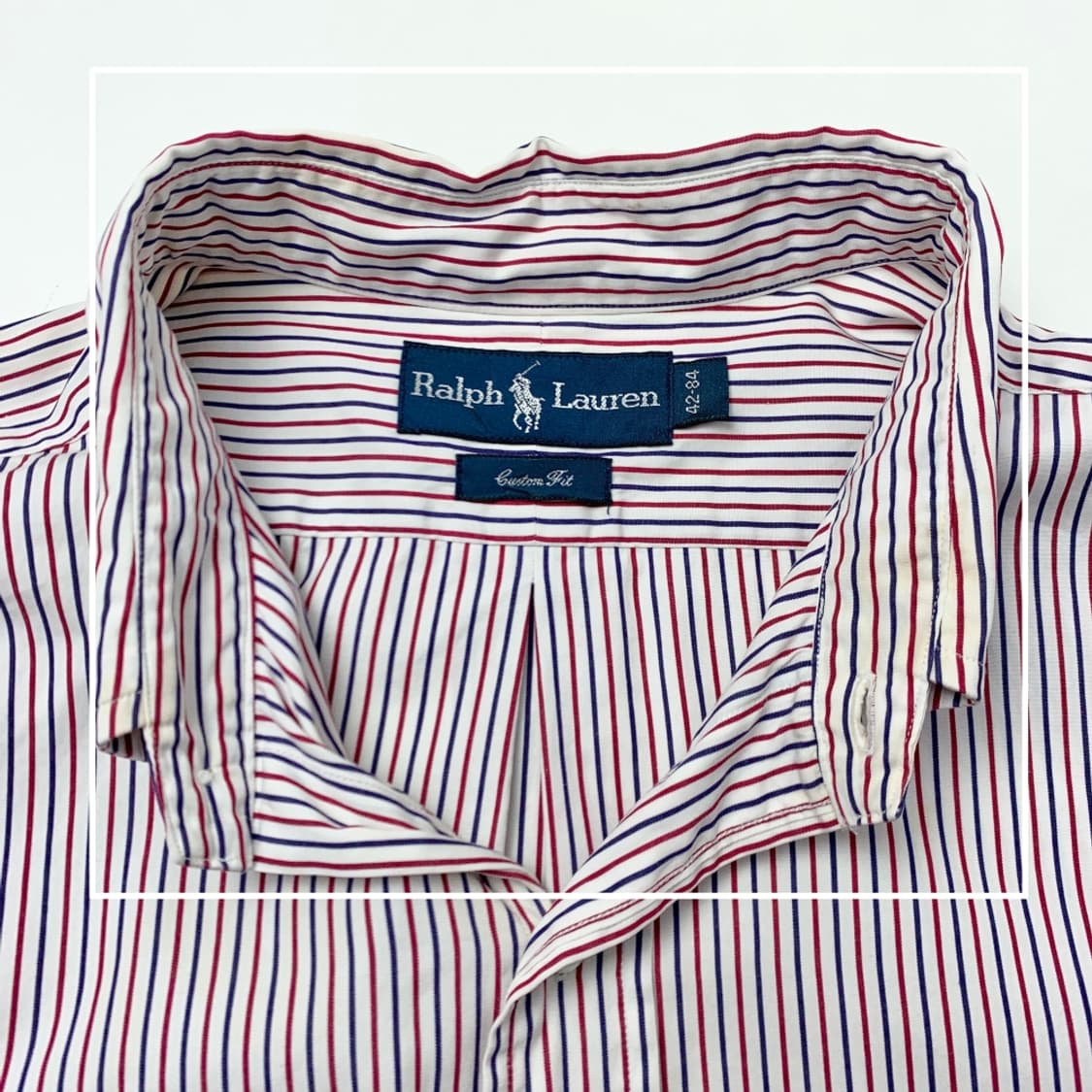 [42-84/정품] 폴로랄프로렌 커스텀핏 스트라이프 셔츠 상품이미지3