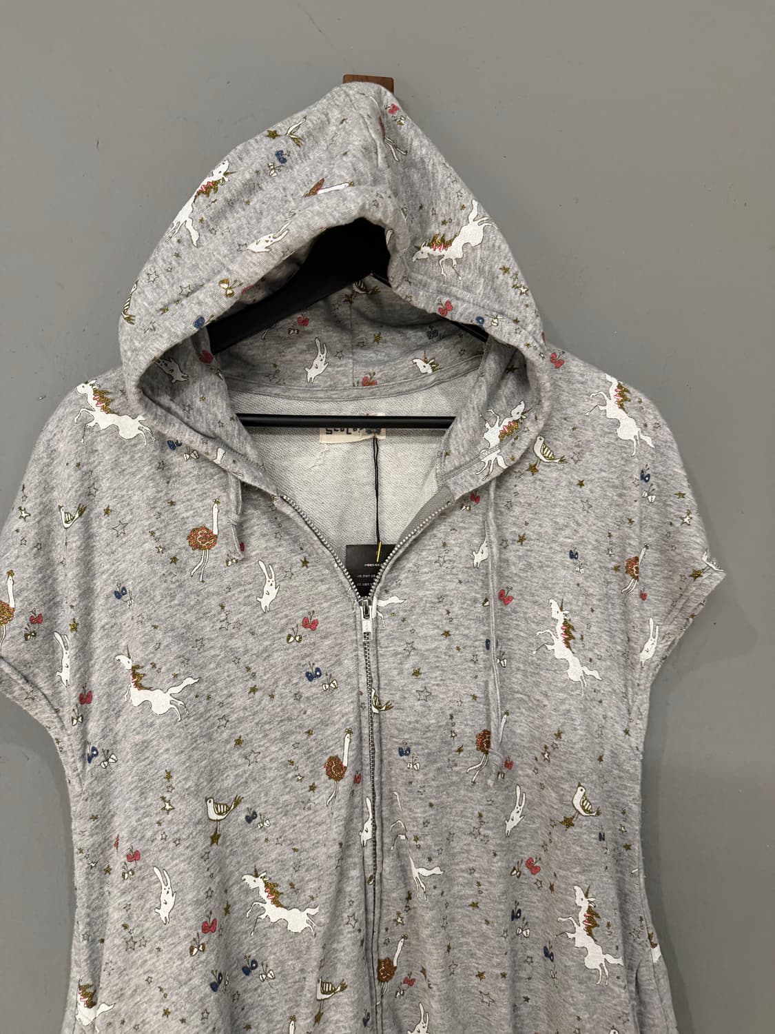 scolar unique printing hood zip-up 상품이미지7