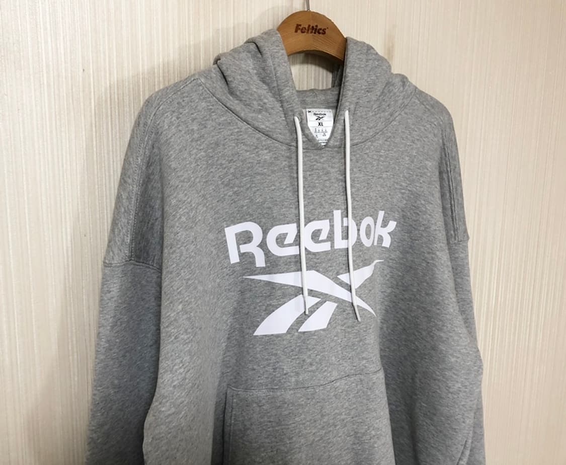 리복 빅로고 플리스 후드티셔츠 XL(해외) 상품이미지5