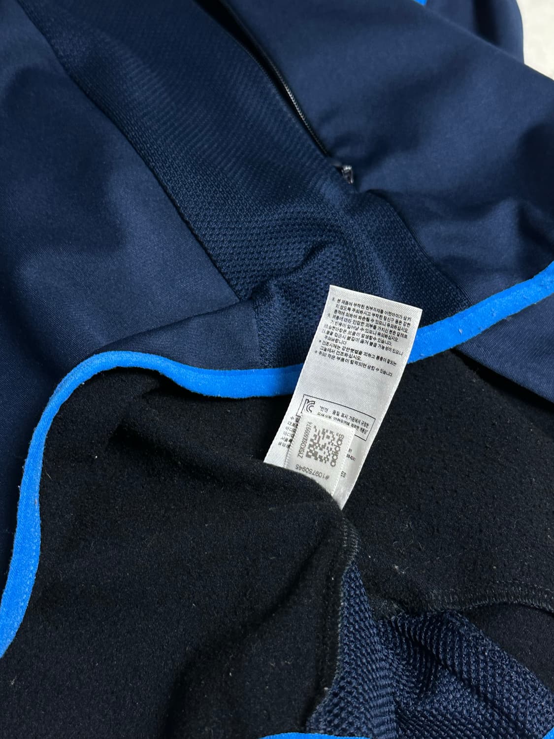 아디다스 파이어버드 뀌여미 져지 블루 미디움 상품이미지4