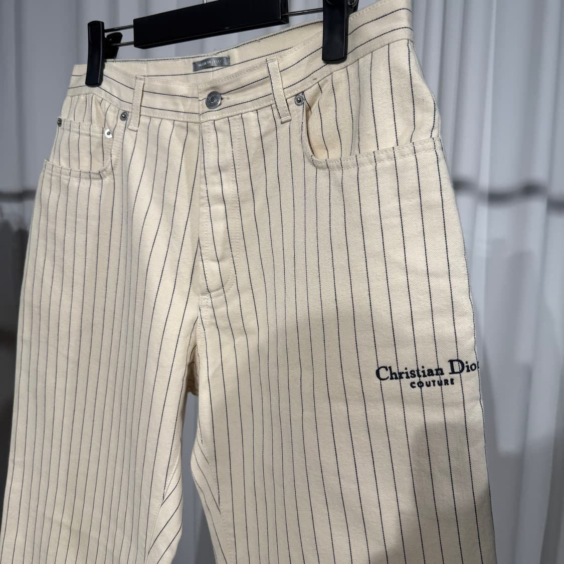 [정품] 디올 꾸뛰르 스트라이프 로고 자수 셋업 상품이미지7