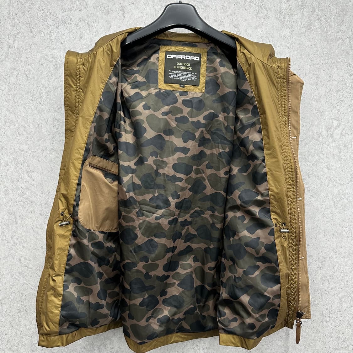 110 오프로드 남자 유틸리티 카모 바람막이 자켓 상품이미지3