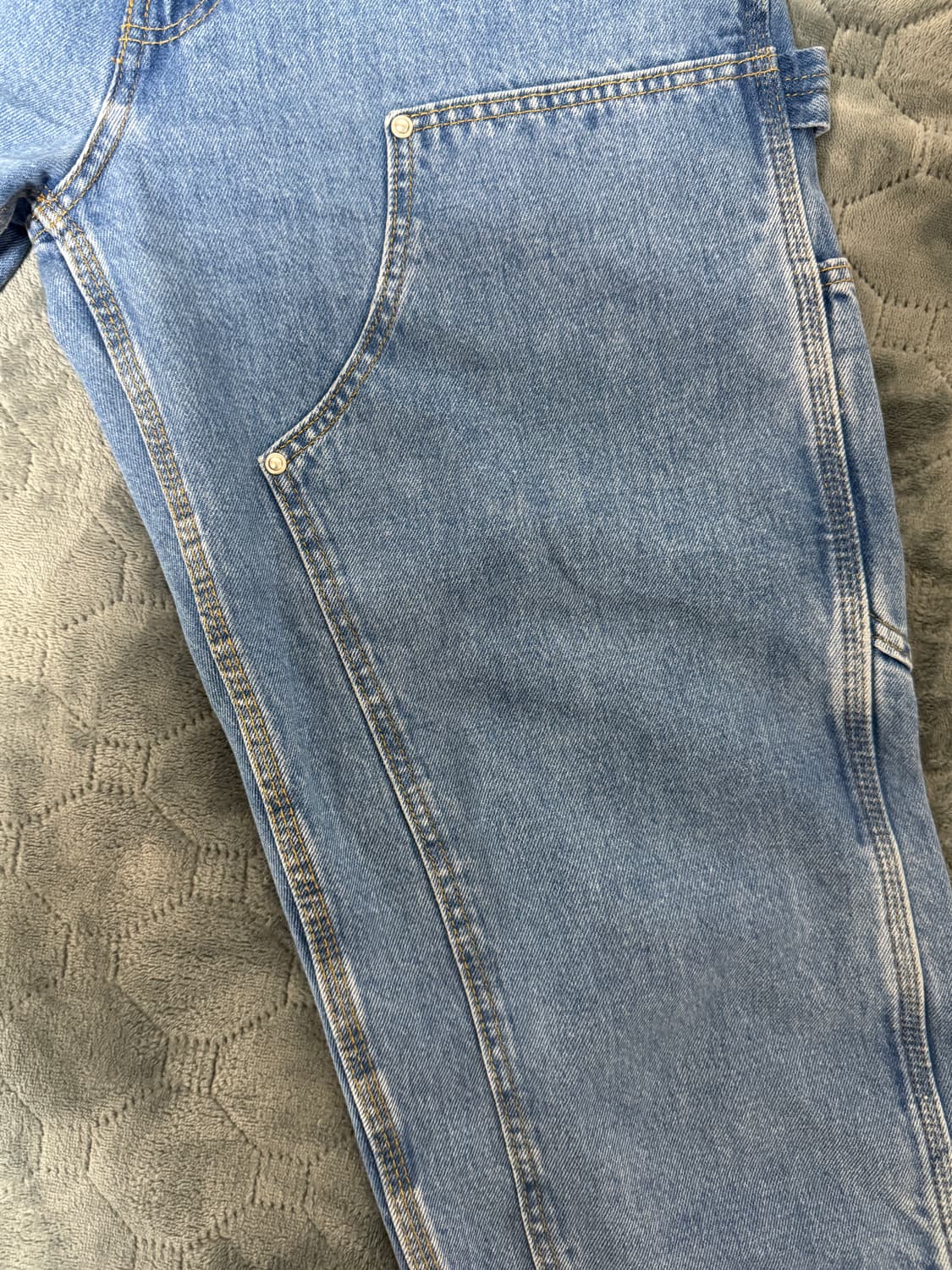 ZARA 더블니 카펜터 데님 팬츠 32 상품이미지4